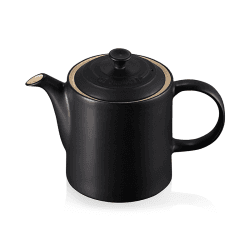 Image showing the Stoneware Grand teapot, 1.3 litre, Satin Black product.
