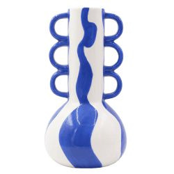 Image showing the Tomas Vase, H29.5cm, Bold and Blue product.