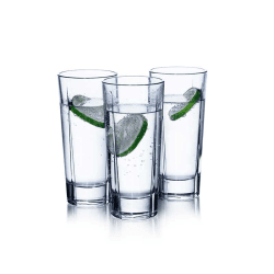 Image showing the Set of 4 Tumblers, 300ml, Clear product.