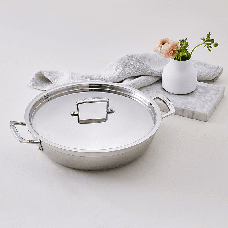 Classic 3-ply Shallow Casserole, 26cm, Stainless Steel