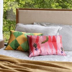 Image showing the Washed Linen Linen Oxford Pillowcase, Grey product.