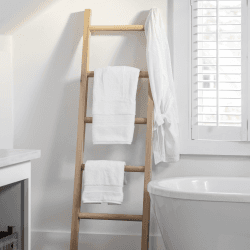 Image showing the Hambledon Towel ladder, Oak product.