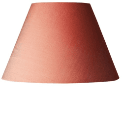 Image showing the Drum Shade, 45cm, Antique Rose dupion silk product.
