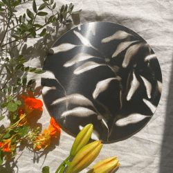 Image showing the Amongst Placemat, D28cm, Gold Black product.