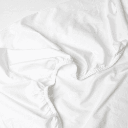 Image showing the Perfect Percale  Fitted Sheet, Superking, White product.