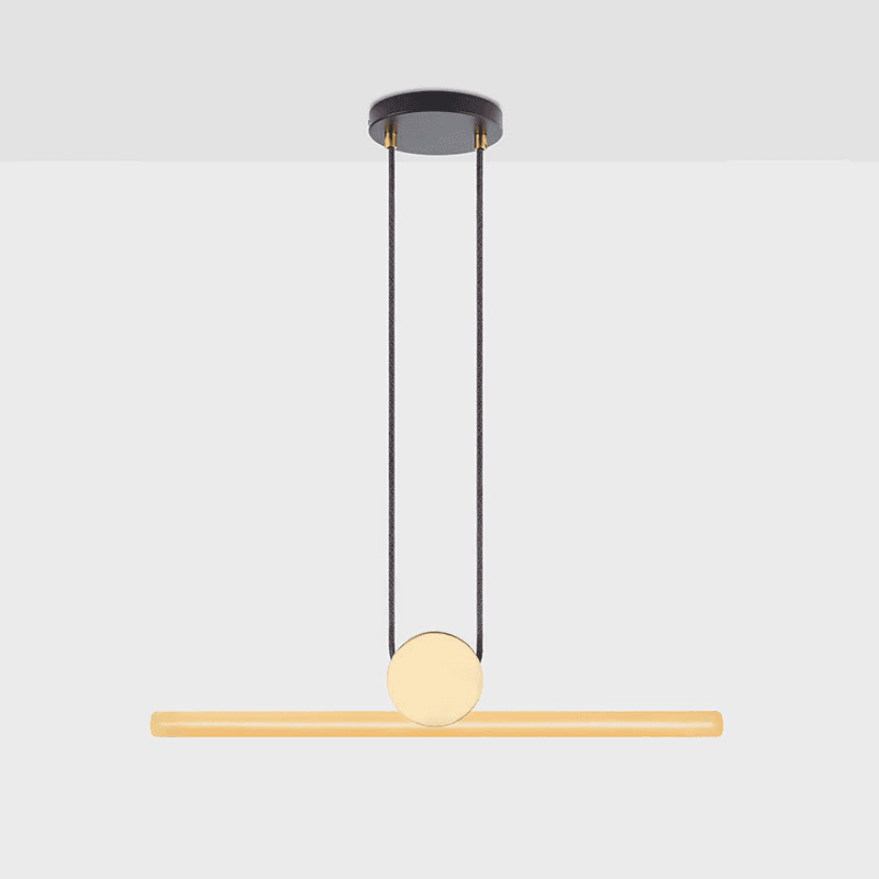 Kilter Pendant, L64cm, Solid Brass