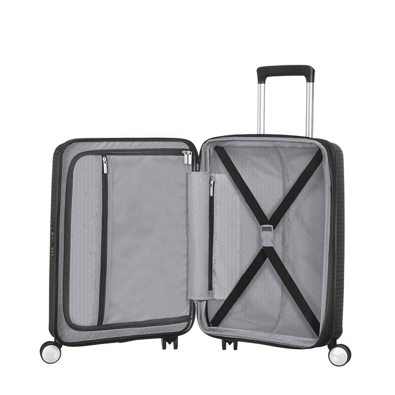 Soundbox Cabin Suitcase, H55 x L40 x W20/23cm, Bass Black
