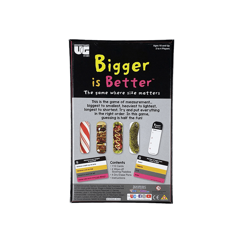 Bigger Is Better Game
