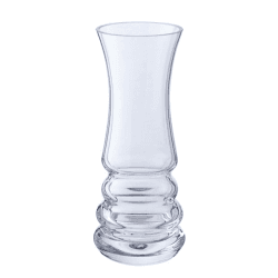 Image showing the Wibble Small vase, H17cm, clear product.