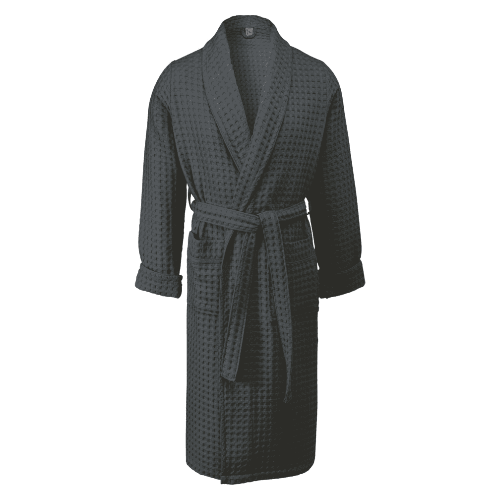 Viggo Bath gown, medium, Dark Grey