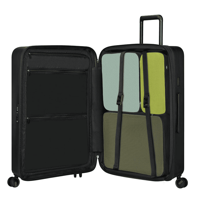 RestackD Suitcase, H75 x L51 x W29cm, Black