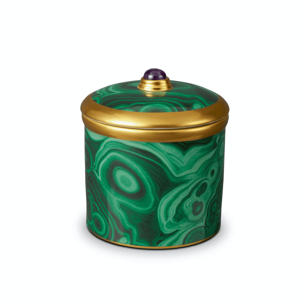 Malachite Candle