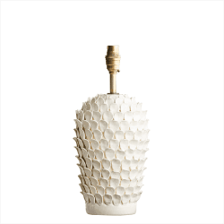 Image showing the Stucco Table Lamp Base Only, H40cm x W20cm, Stone product.