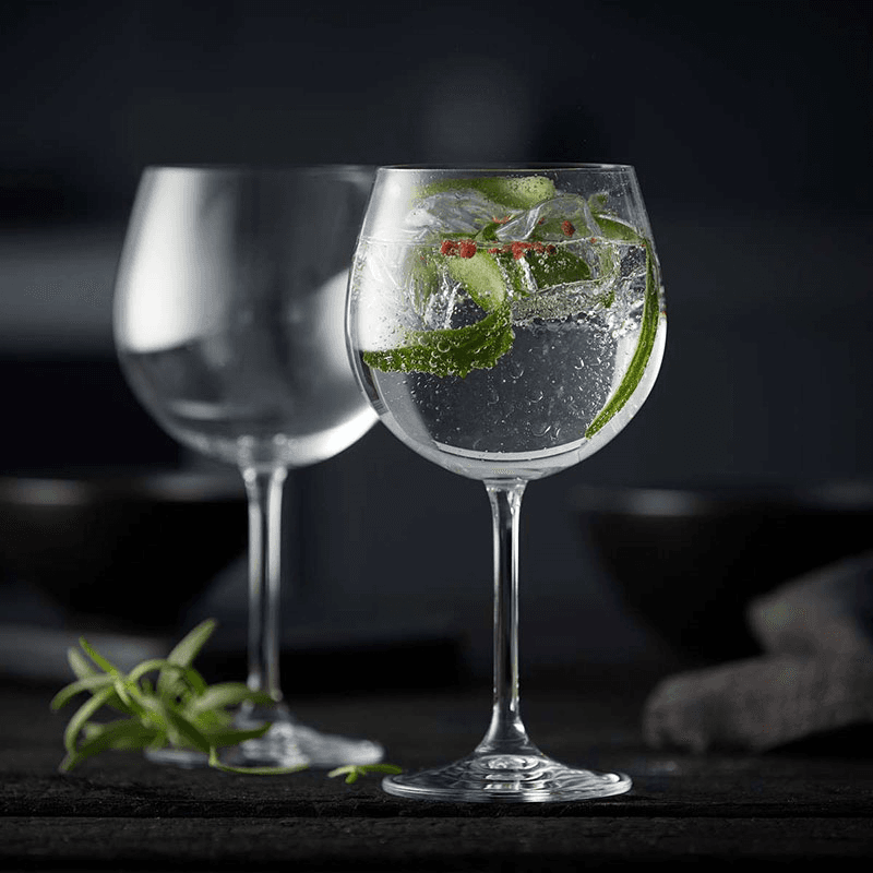 Juvel Set of 4 Gin & Tonic Glasses, 570ml, Clear