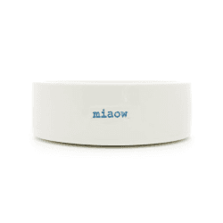 Image showing the Miaow' Cat Bowl, White product.