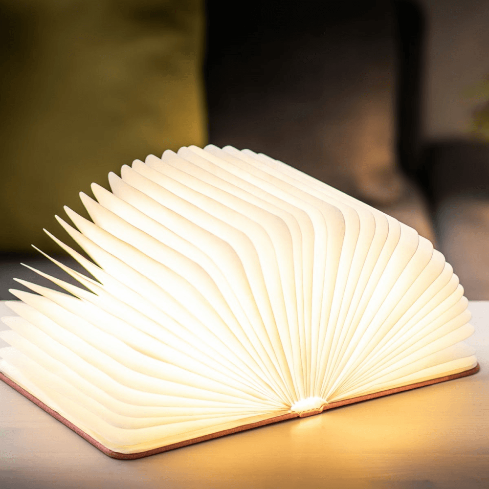 Linen Book Light, Large, Blush Pink