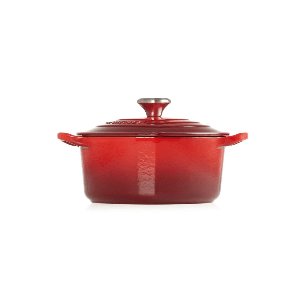 Heart Cast Iron Casserole, 25cm, Cerise