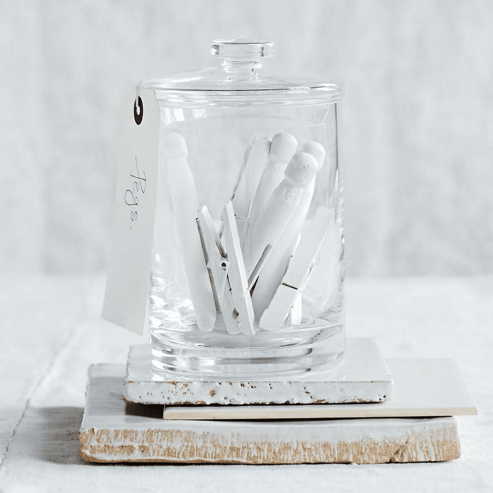 Storage jar, H14.5 x Dia10cm, Glass