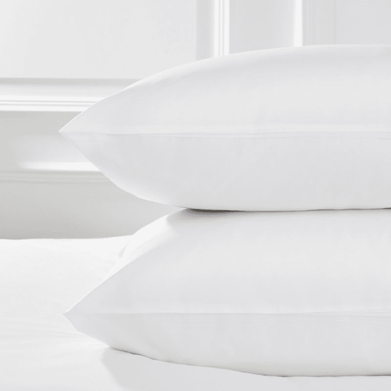 Savoy - 400 Thread Count Egyptian Cotton Standard pillowcase, 50 x 75cm, White
