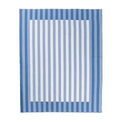 Image showing the Stripe Tablecloth, W170 x L240cm, Cornflower Blue product.