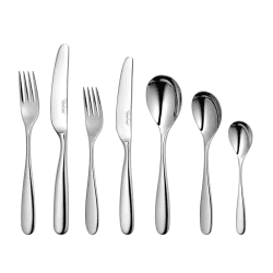 Image showing the Stanton Bright 42 piece cutlery set, Stainless Steel product.