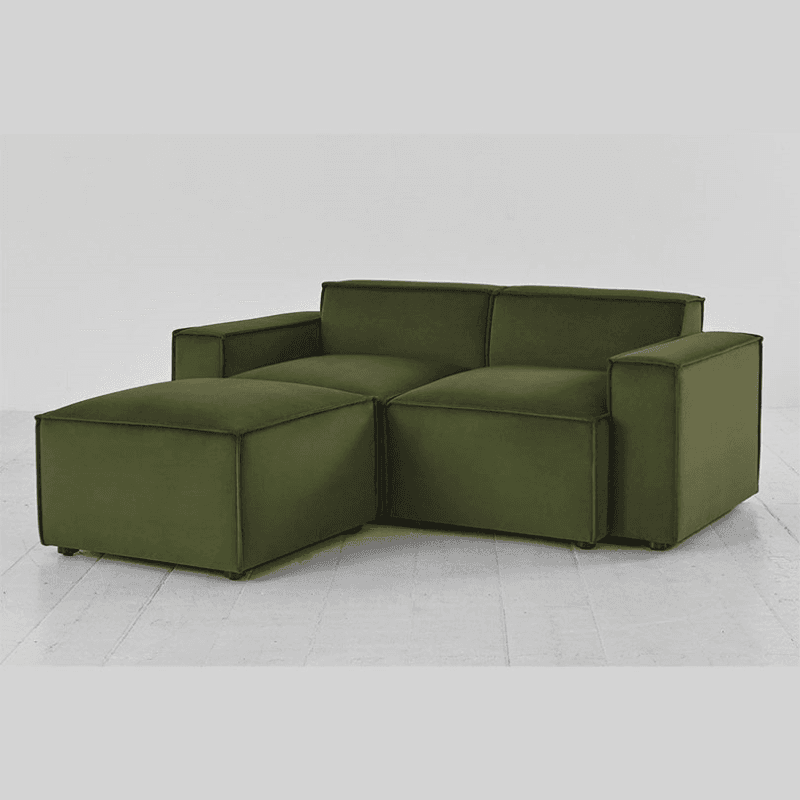 Model 03 2 Seater Velvet Sofa, Vine