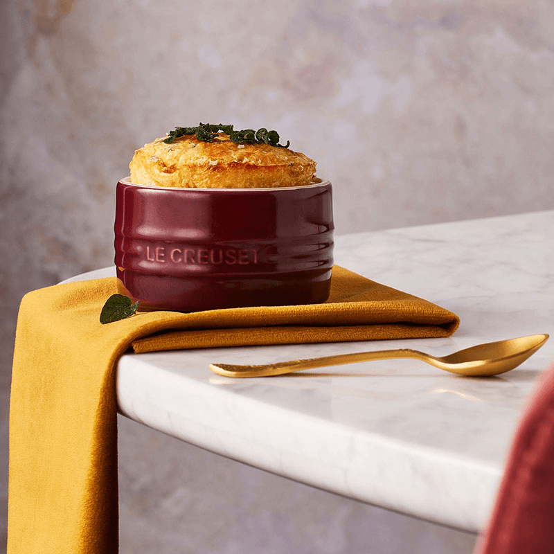 Stoneware Stackable Ramekins, Garnet