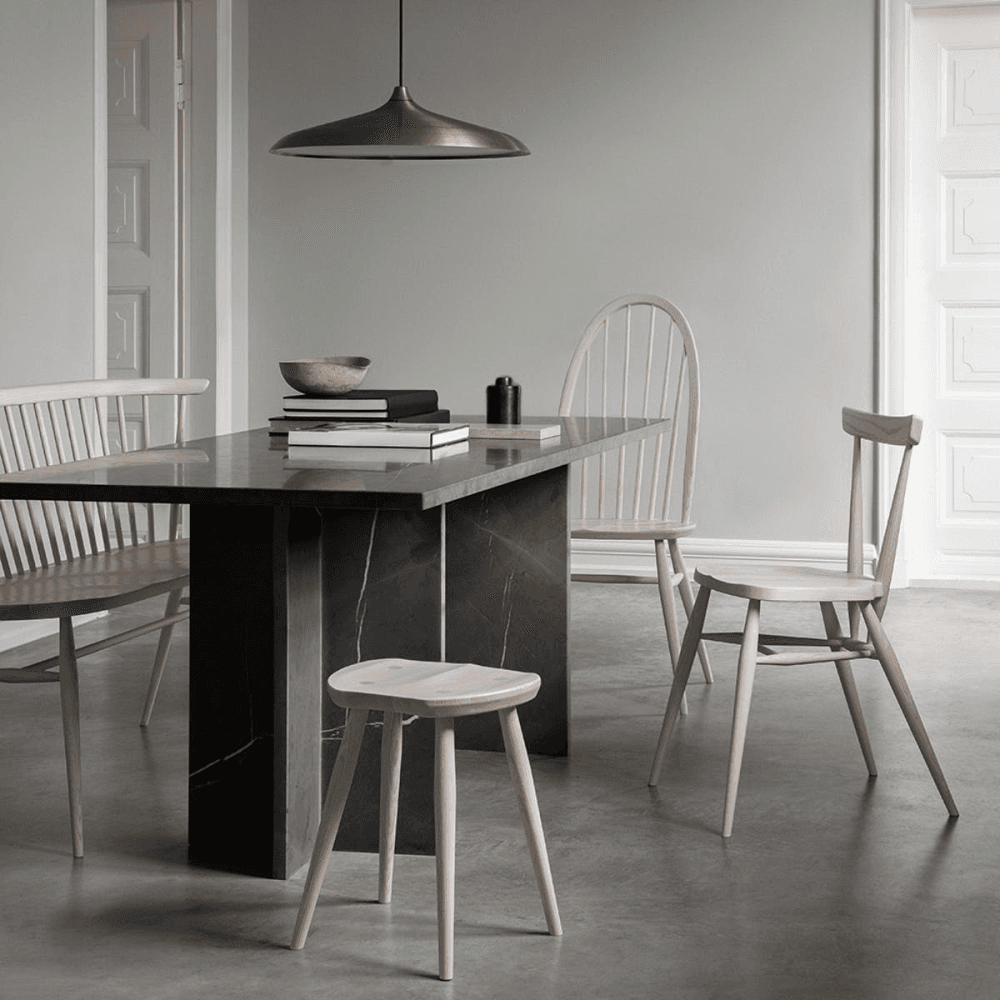 Originals Stacking Chair, L.Ercolani by Ercol, H80 x W49 x D50cm, Natural