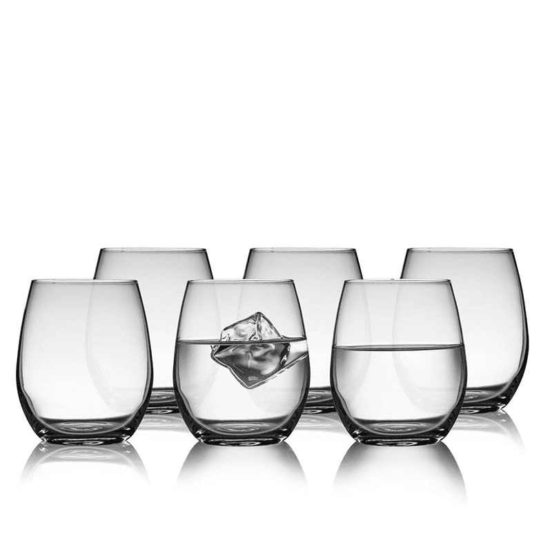 Juvel Set of 6 Tumblers, 390ml, Clear