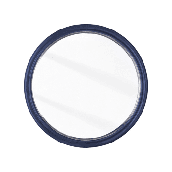 Image showing the Cinders Mirror, 60cm, Blue product.