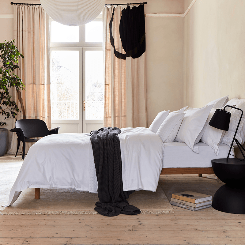 Riley Duvet Set, Double, White