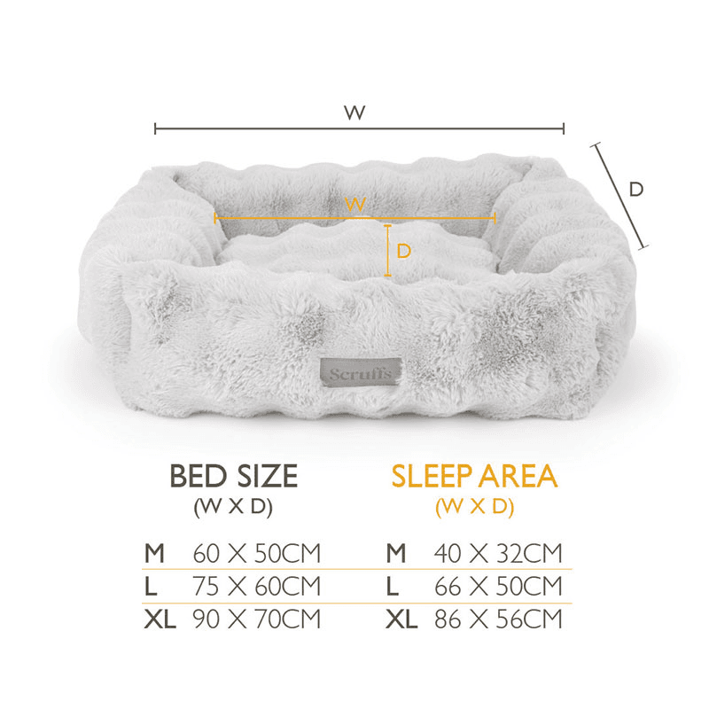 Supersoft Alpine Box Bed, 60 x 50cm, Champagne
