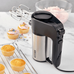 Image showing the Twin Blade Hand Mixer, Stainless Steel product.