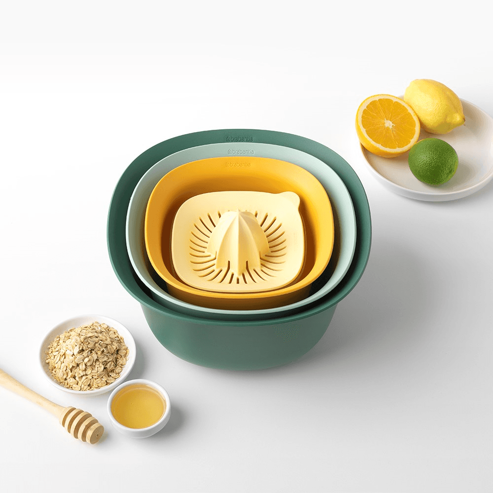 Tasty+ Mixing bowl set, H14 x W25 x D25cm, Mixed