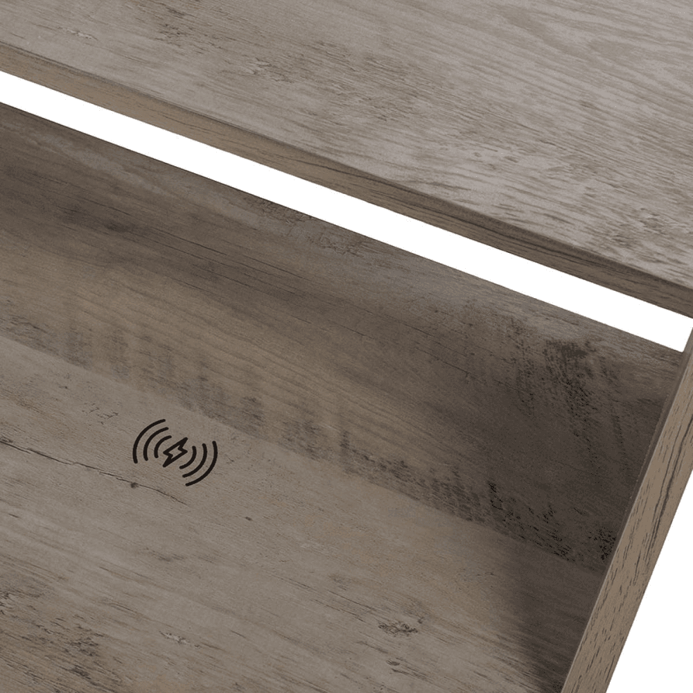 Bea Smart Desk, Grey, Grey