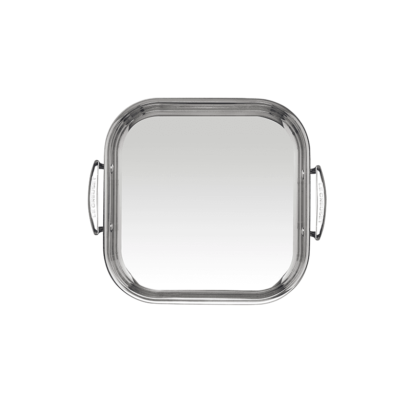 Classic 3-ply Square Roaster, 26cm, Stainless Steel