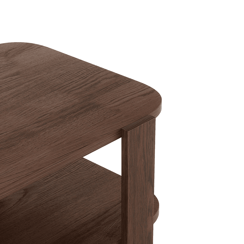 Bellwood Coffee Table, Aged Walnut