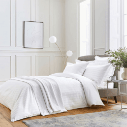 Image showing the Adan Duvet Cover, Double, White product.