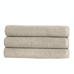 Image showing the Brixton Bath Towel, Pebble Grey product.