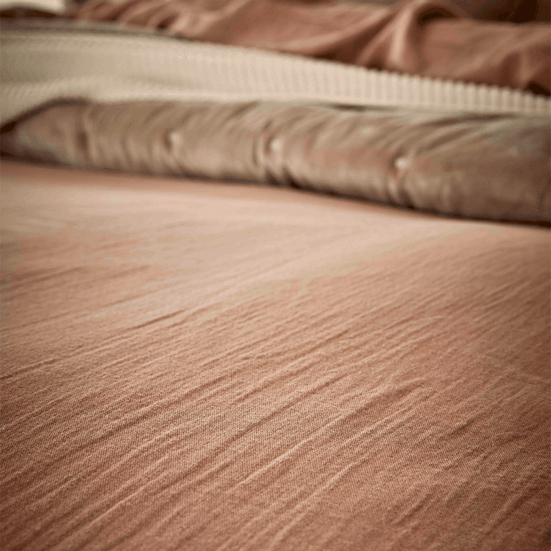 Organic Retreat Duvet Set, King, Clay
