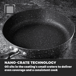 Image showing the Precision Frying Pan, 20cm, Black product.