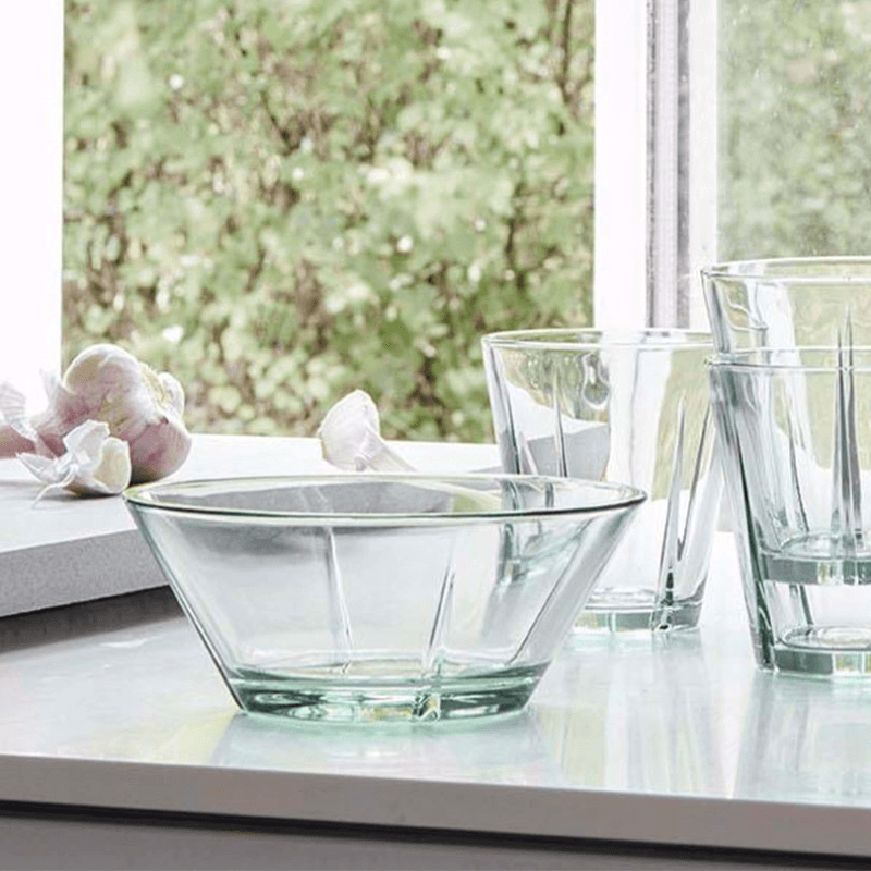 Grand Cru Set of 2 Bowls, D15cm, Recycled Glass