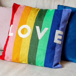 Image showing the Love Cushion, 45 x 45cm, Multi product.