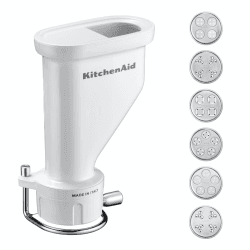 Image showing the Pasta shape press, white product.