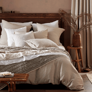 Image showing the Linen Duvet Cover, Double, Natural product.