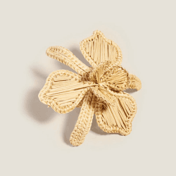 Image showing the Orchid Set of 4 Napkin Rings, Natural product.
