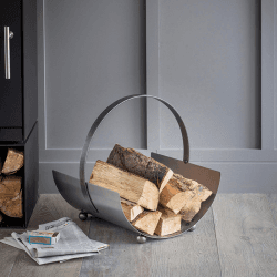 Image showing the Lodge Round Log Carrier, D35cm, Steel product.