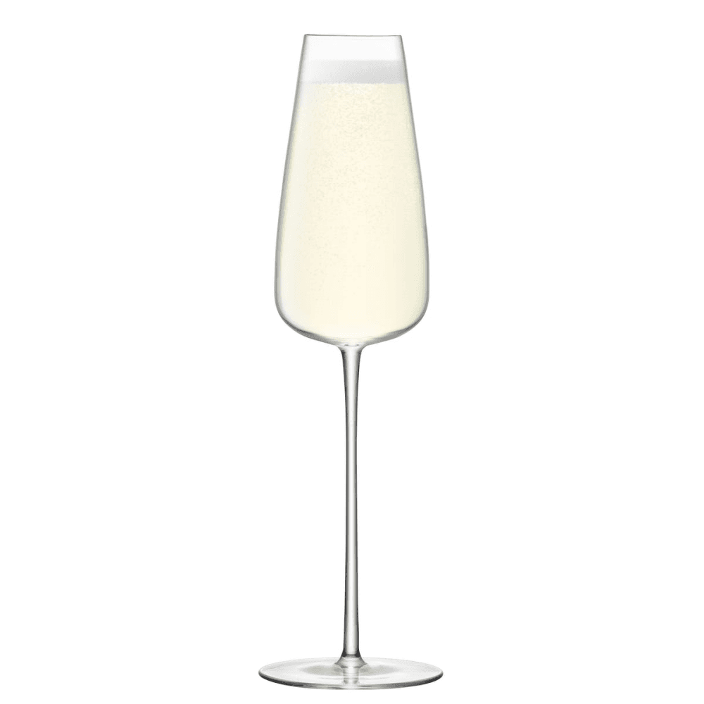 Wine Culture Pair of champagne flutes, 330ml, clear