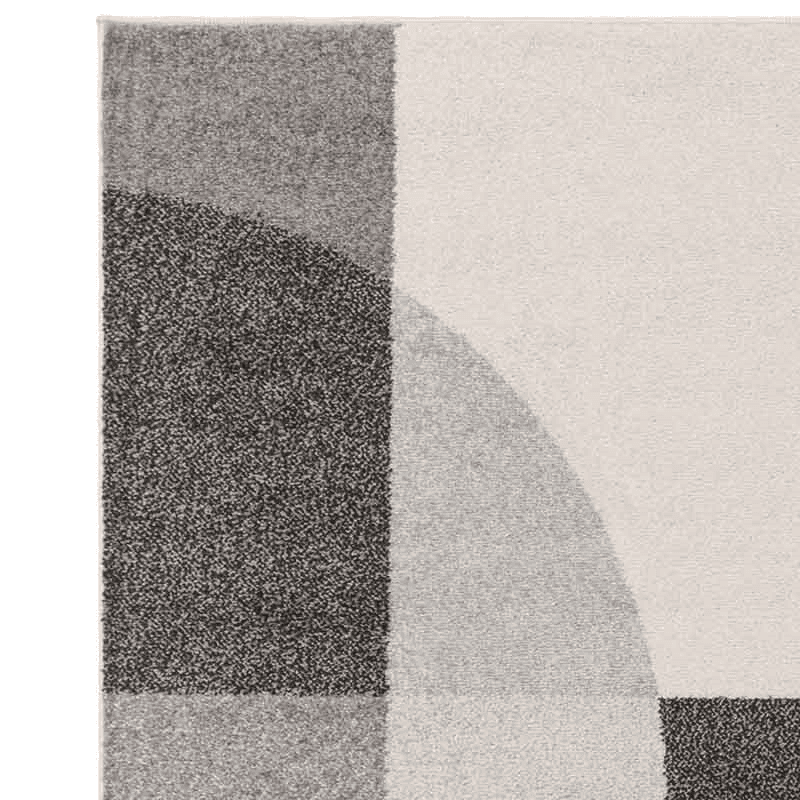Muse Modern Art Deco Rug, 120 x 170cm, Grey