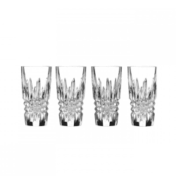Image showing the Lismore Diamond Set of 4 shot glasses, 10.5cm product.